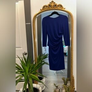 Elegant Blue Women's Dress